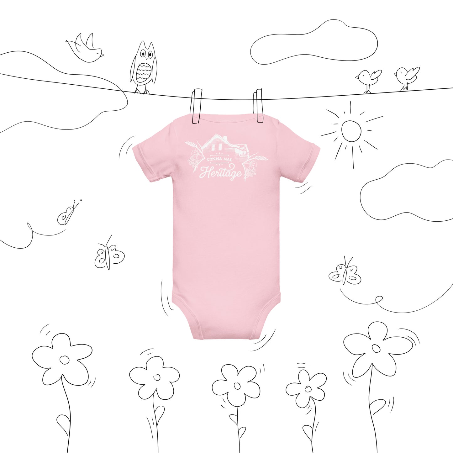 "go slow" Baby Onsie